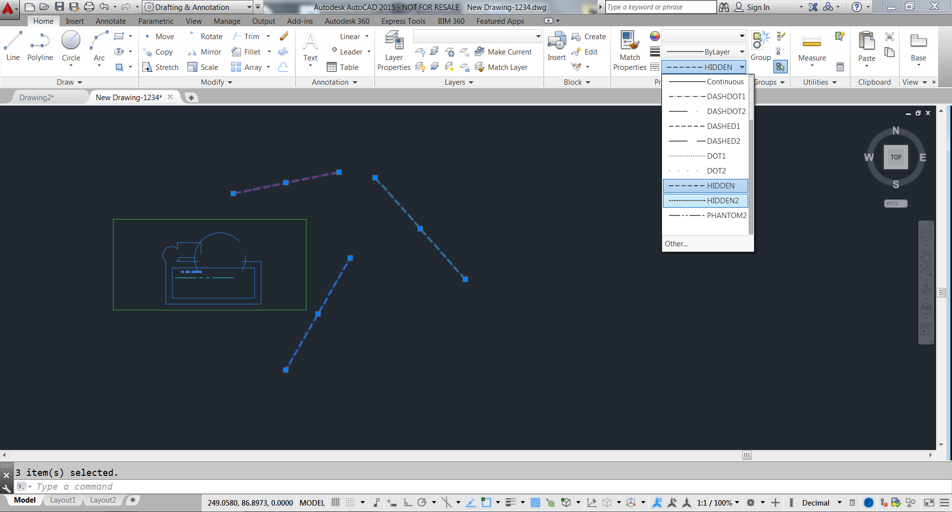 Change linetype or scale drawing wide - Autodesk Community