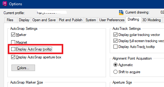 Can I disable this tooltip while labeling? - Autodesk Community
