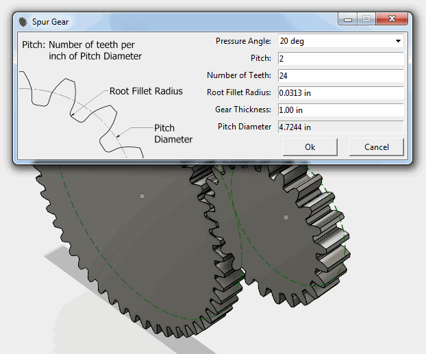 Drawing an Involute Spur Gear from Scratch in Fusion 360 