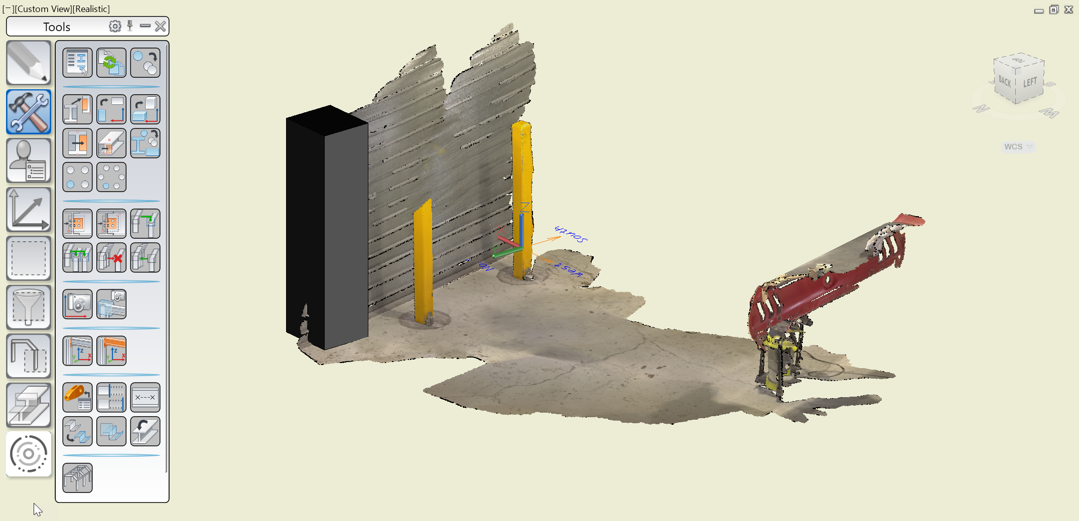 PointCloud messing with Advance Steel object library Graphics ...
