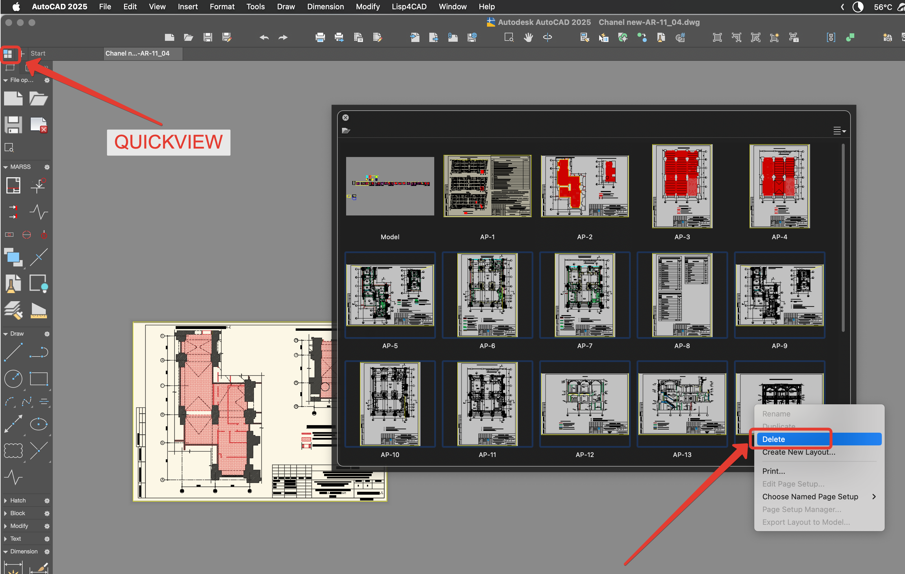 Ho to delete a few layouts all at one time? - Autodesk Community
