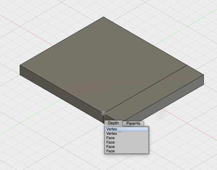 parent object highlight when selecting elements of a part - Autodesk ...