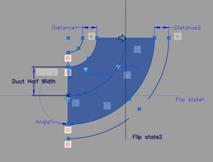 Solved: Problem adding a dashed line (as insulation) on a duct bend ...