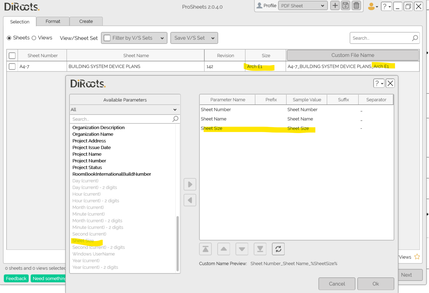 Solved: Sheet dimensions in PDF name and Schedules - Autodesk Community