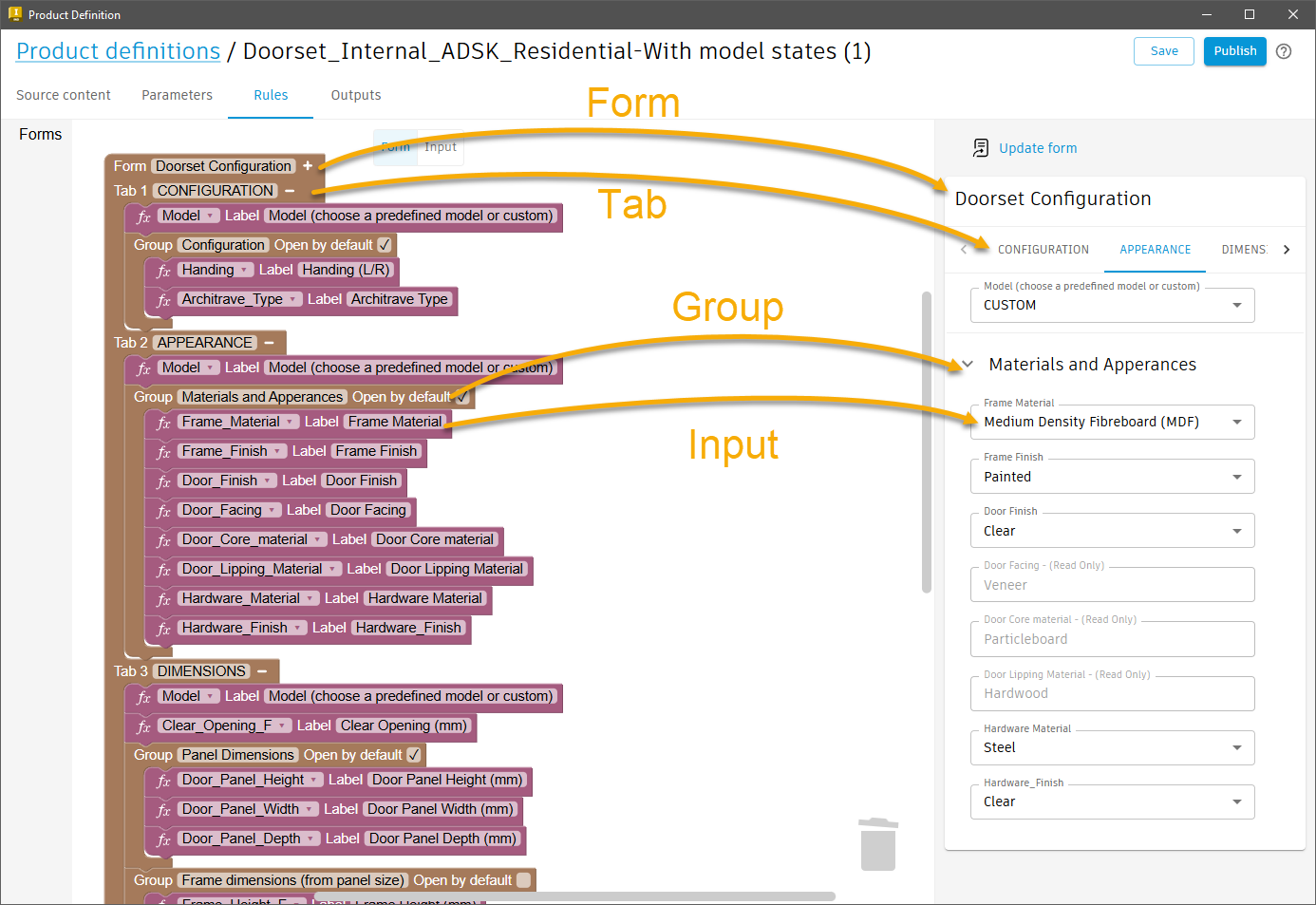 Autodesk Informed Design: The anatomy of an Inventor configurable model.