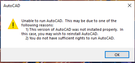 Solved: Unable to open AutoCAD this morning - Autodesk Community