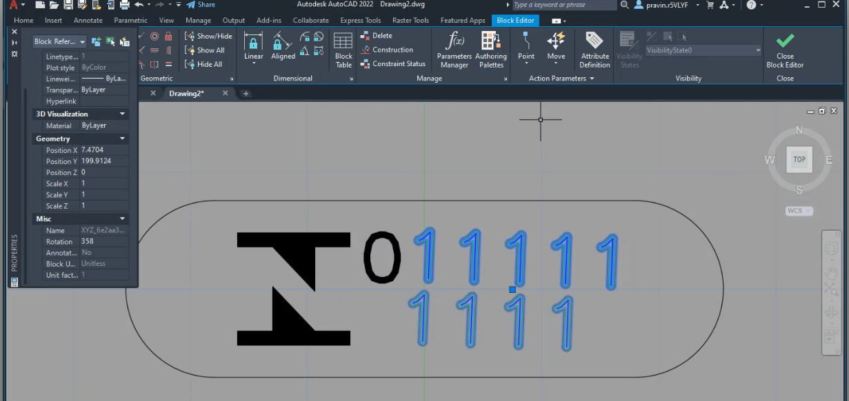 Block rotation in automation - Autodesk Community