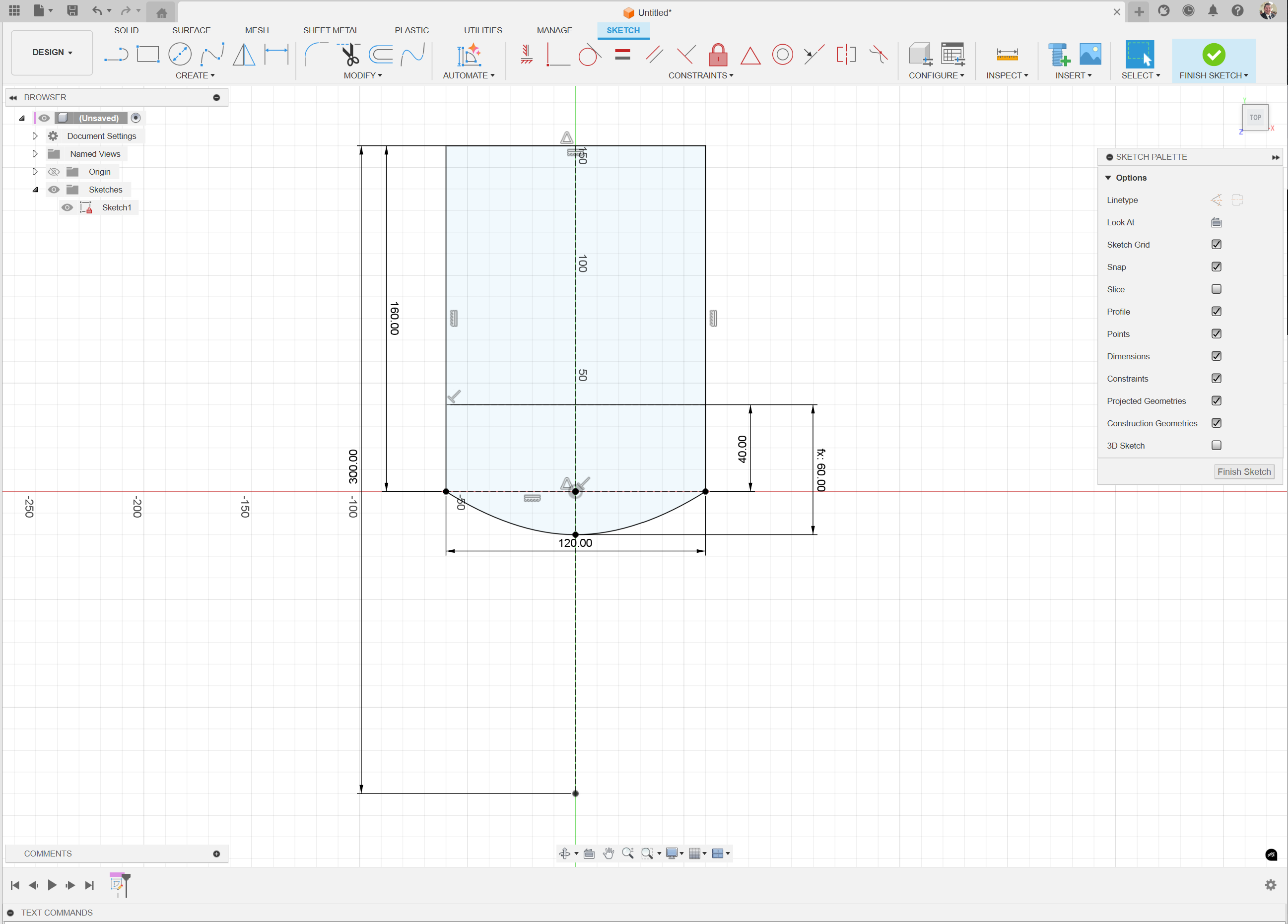 Arc to straight line based on parameters - Autodesk Community