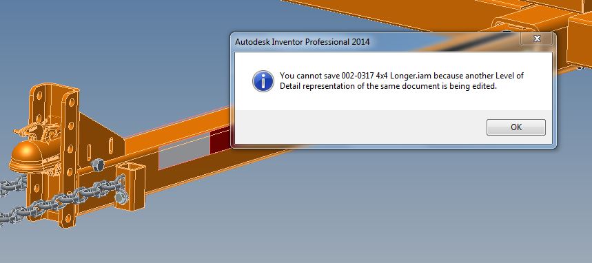 Solved The Current Design View Representation Is Locked Part File Autodesk Community Inventor