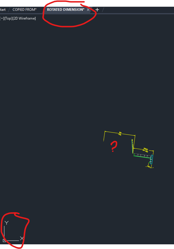 Dimension Text Rotated When Copy From One Drawing To Another - Autodesk ...