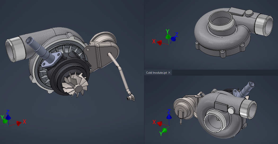 Turbocharger Modeling Help - Autodesk Community