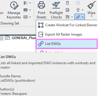 REFERENCE DRAWINGS LIST - Autodesk Community