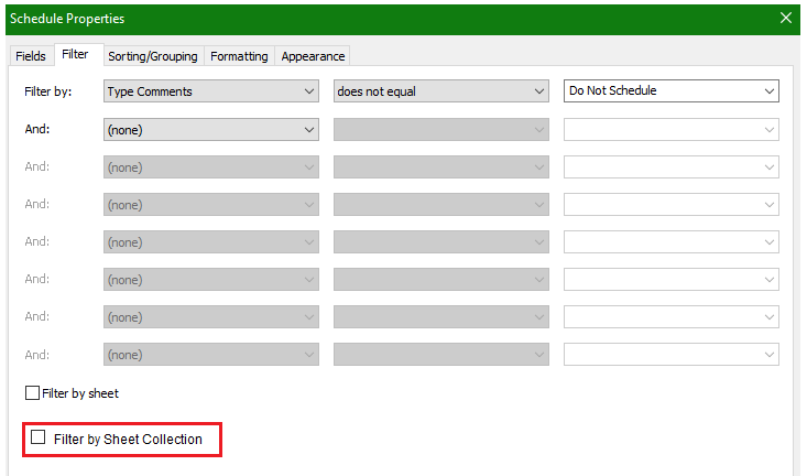 Filter by Sheet Collection - Autodesk Community