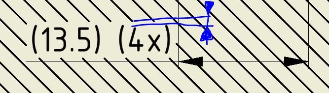 Dimensiontext Hatch Boundary