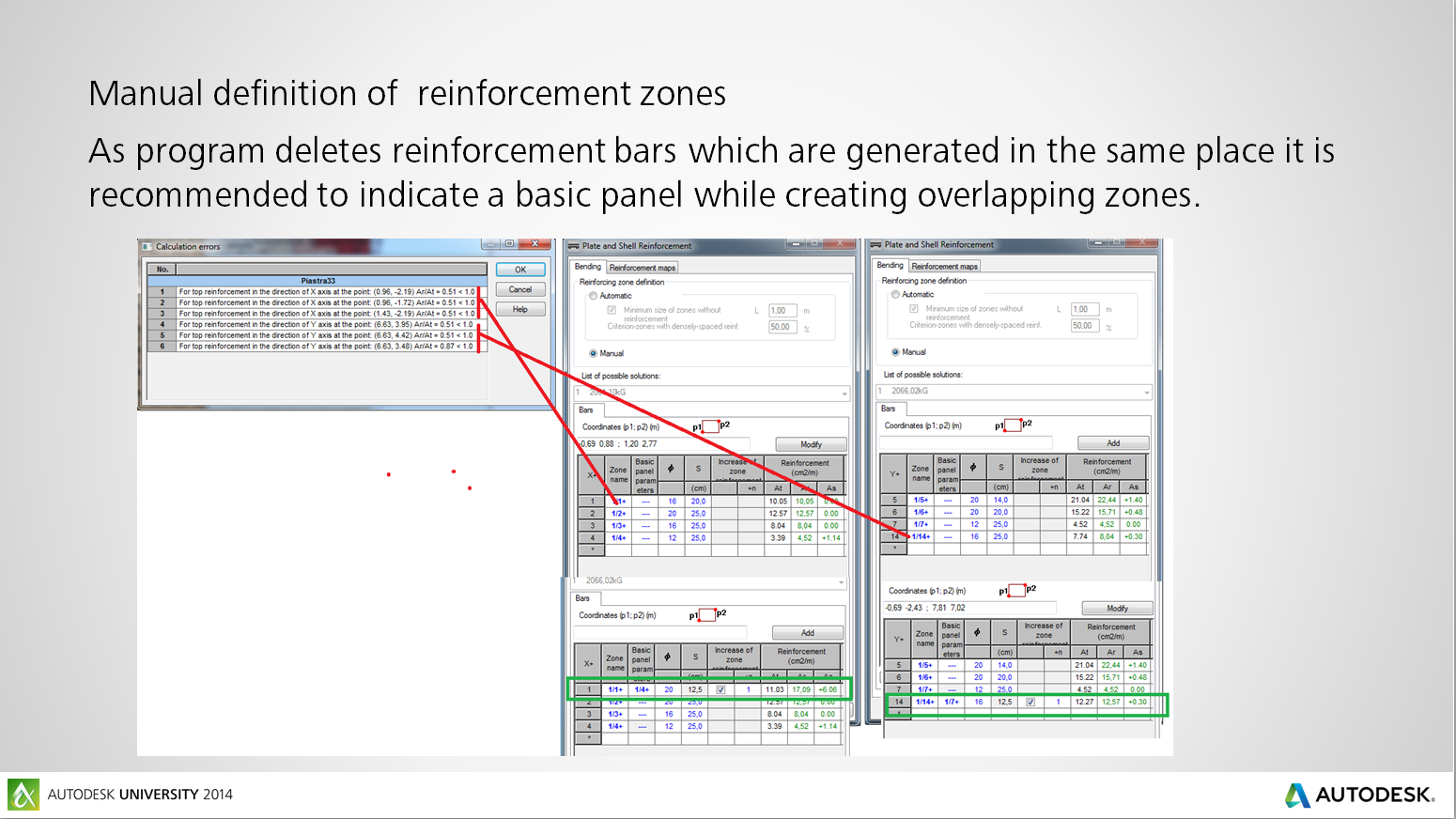 I have tried design raft foundation panel in provided i have these ...