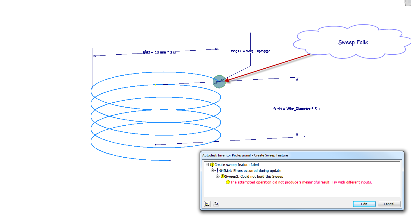 Sweep fail in 3dSketch Helix.png