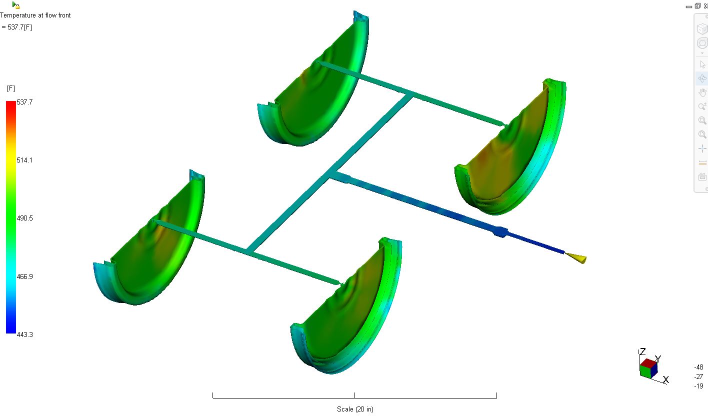 temp at flow front at the end of the fill.JPG