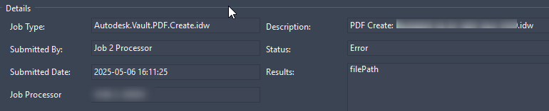 Solved: Job processor error filePath - Autodesk Community