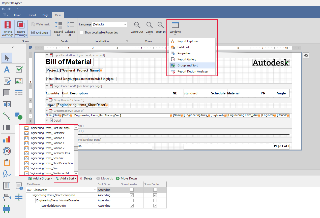 Solved: Plant 3D Report Creator- items not showing - Autodesk Community