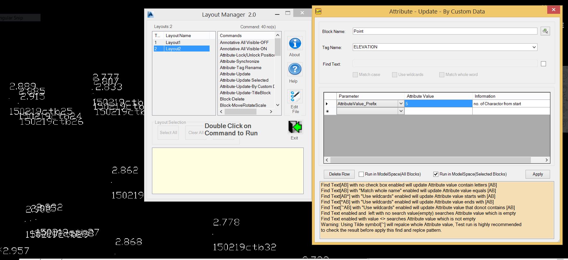 Solved: Altering attributes of point block - Autodesk Community