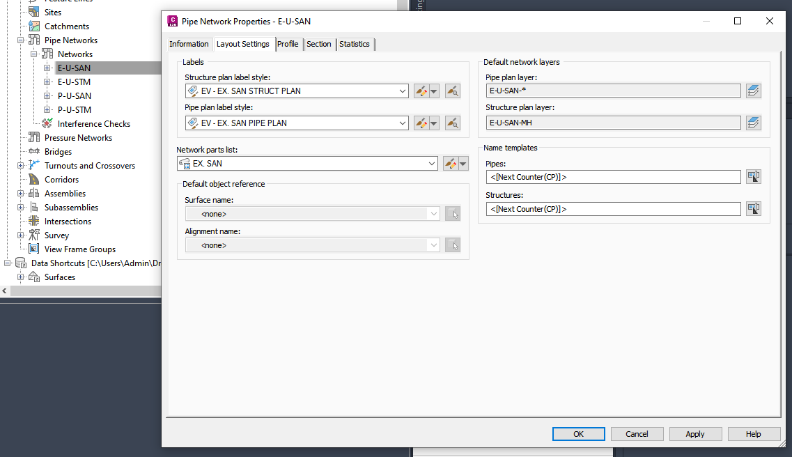 How to set default pipe label style? - Autodesk Community