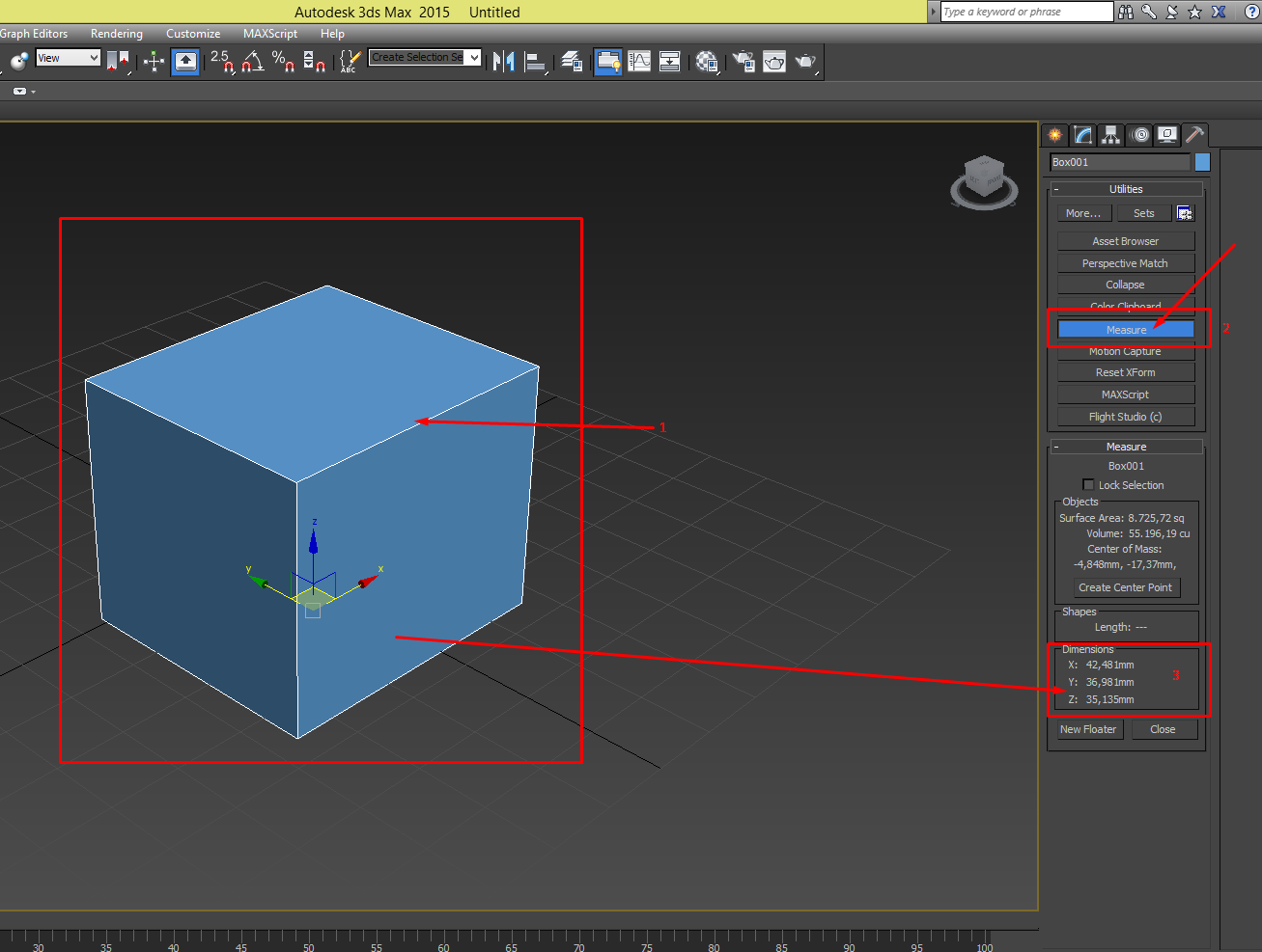 3Ds Measurement Tools Measure Distance and the usage of measure - Community - 3ds Max