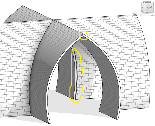 barrel vault and groin vault