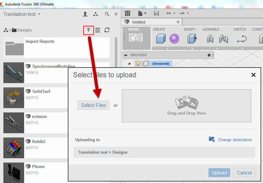 How to import STEP-file in assembly? - Autodesk Community - Fusion 360