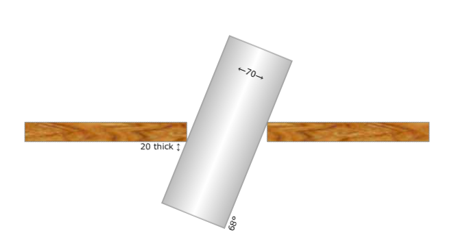 How to Create an Elliptical Cutout with Uniform Gap for an Angled Pipe ...