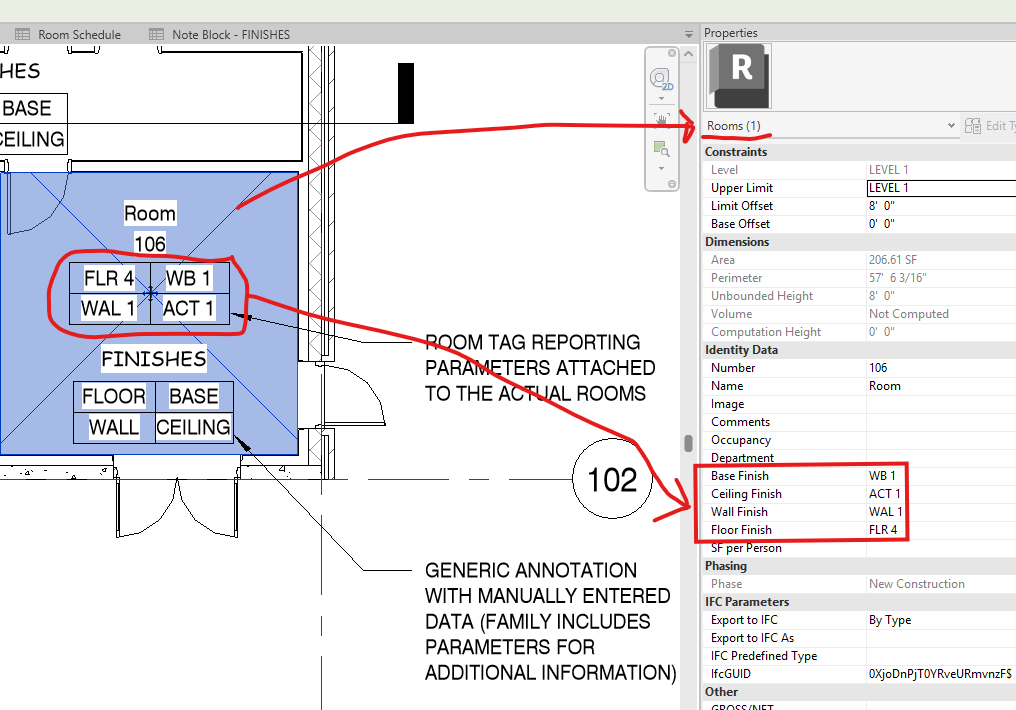 Solved: Schedules. Room vs Finish. No room number - Autodesk Community