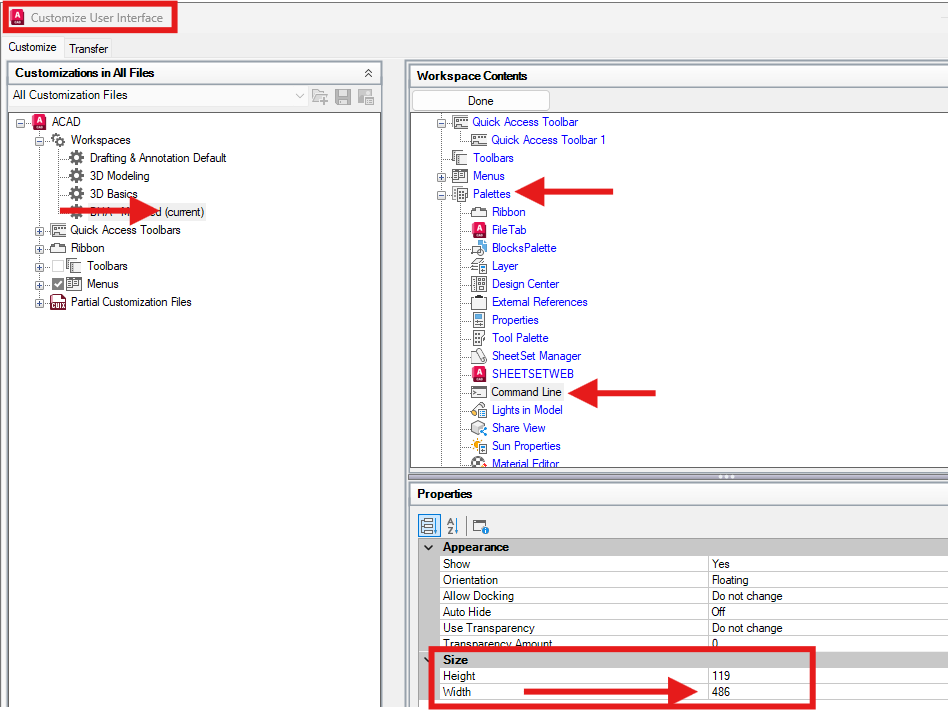 Solved: Command line is too long to change size - Autodesk Community