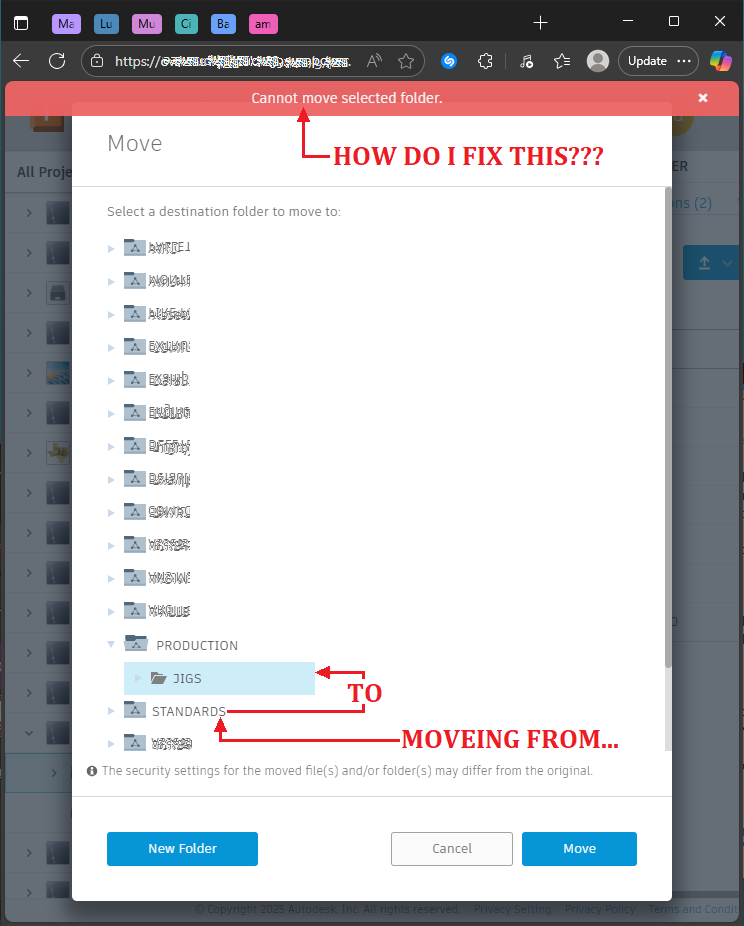 Moving Folders - Autodesk Community