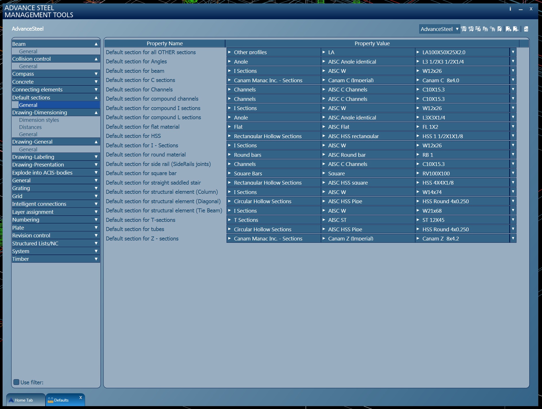 Default settings - Autodesk Community