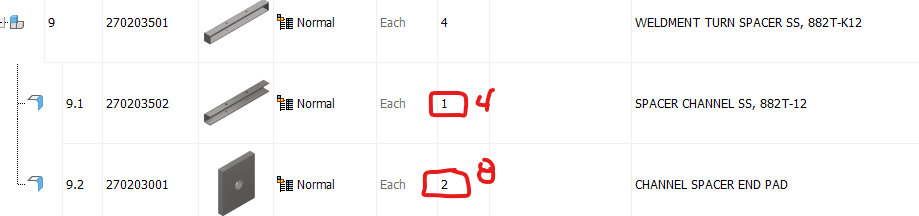 BOM Export and QTY Issue with sub-assy - Autodesk Community