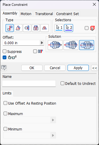 Solved: Best way to lock rotation between two holes - Inventor ...
