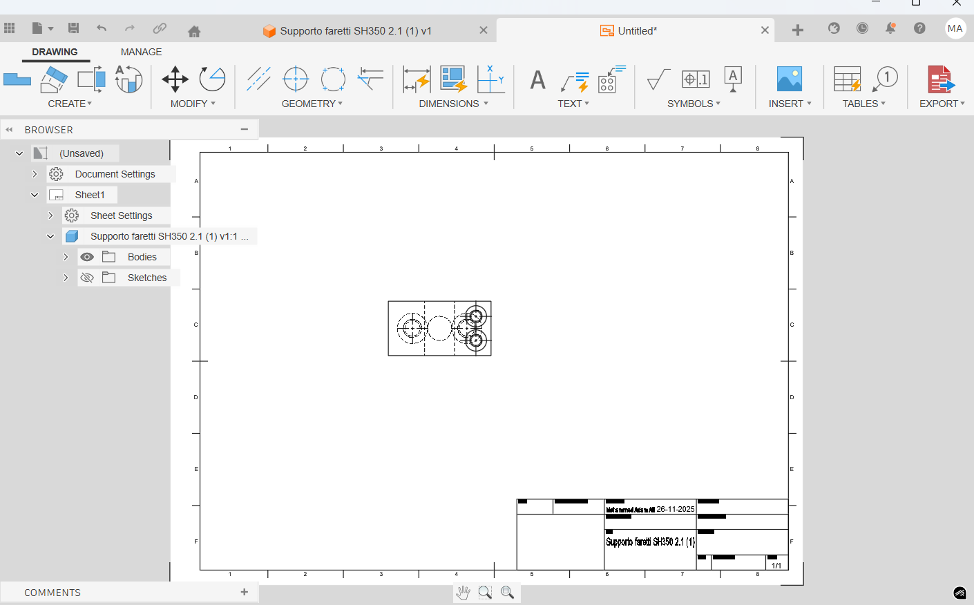 Solved: Drawing from design doesn't work after last update - Autodesk ...