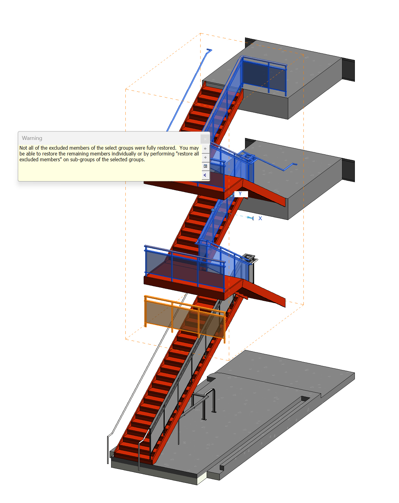 Cannot Restore Excluded Element From Group - Autodesk Community