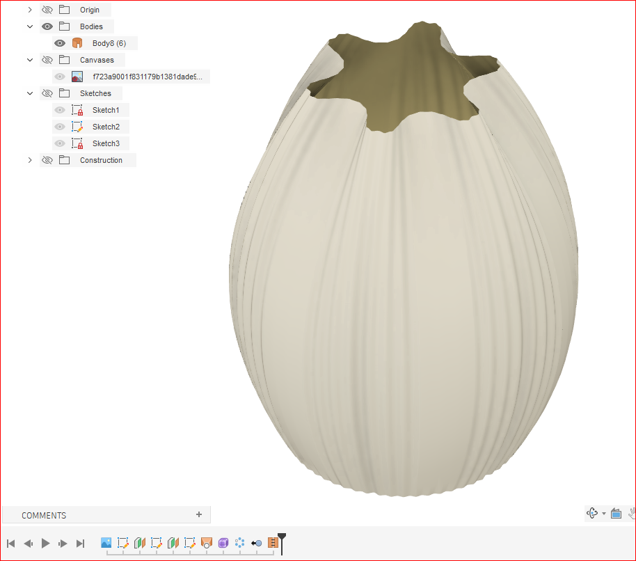 Learning rib pattern on objects, using form or else? - Autodesk Community