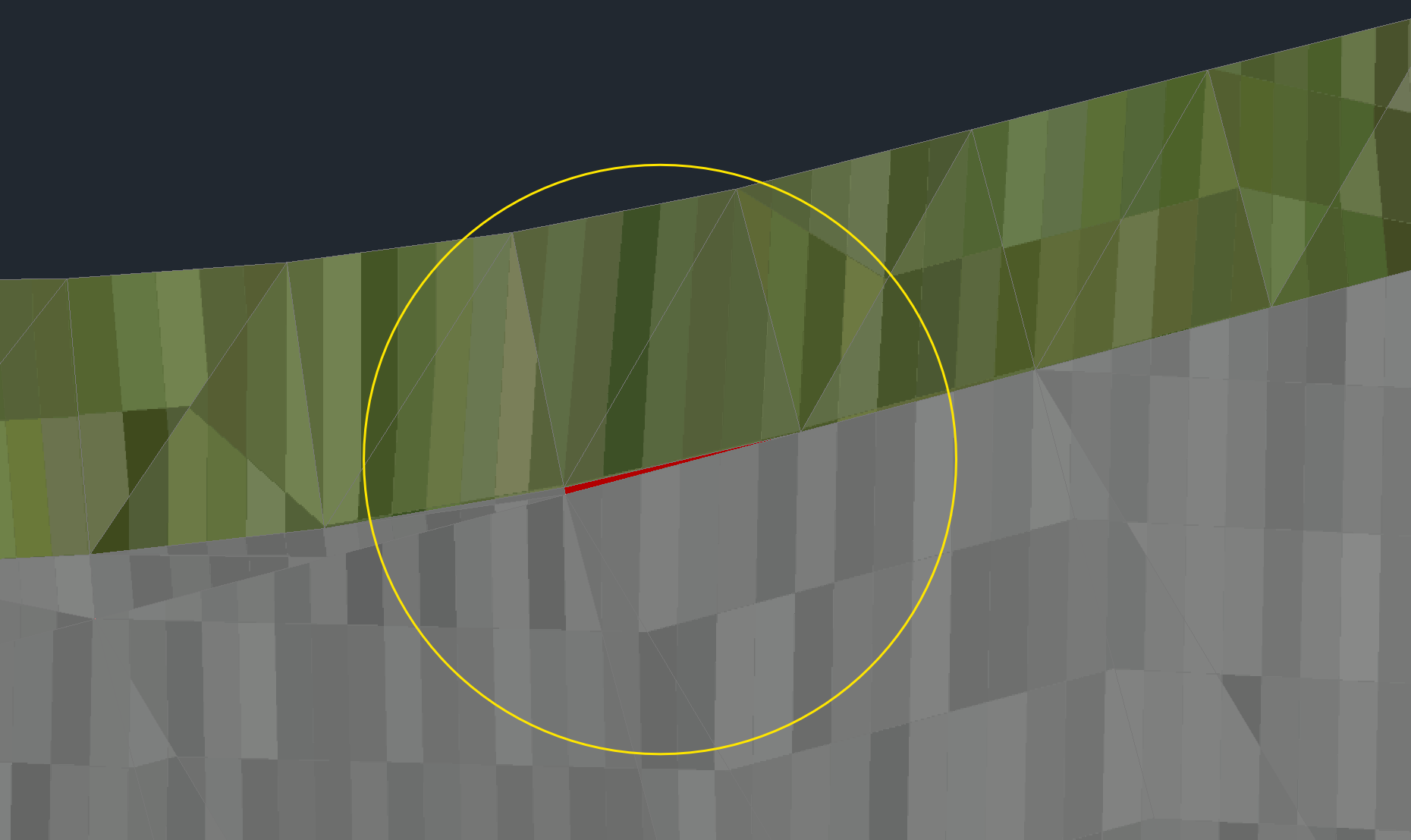 Solved: Voids in intersection at both sides created using Connected ...