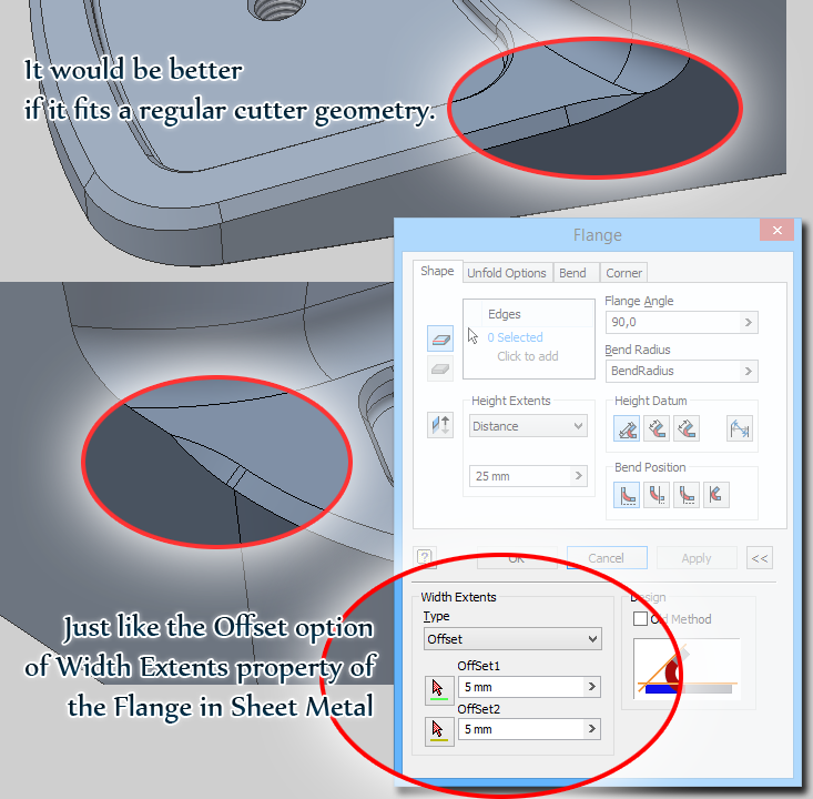 Chamfer Length Autodesk Community