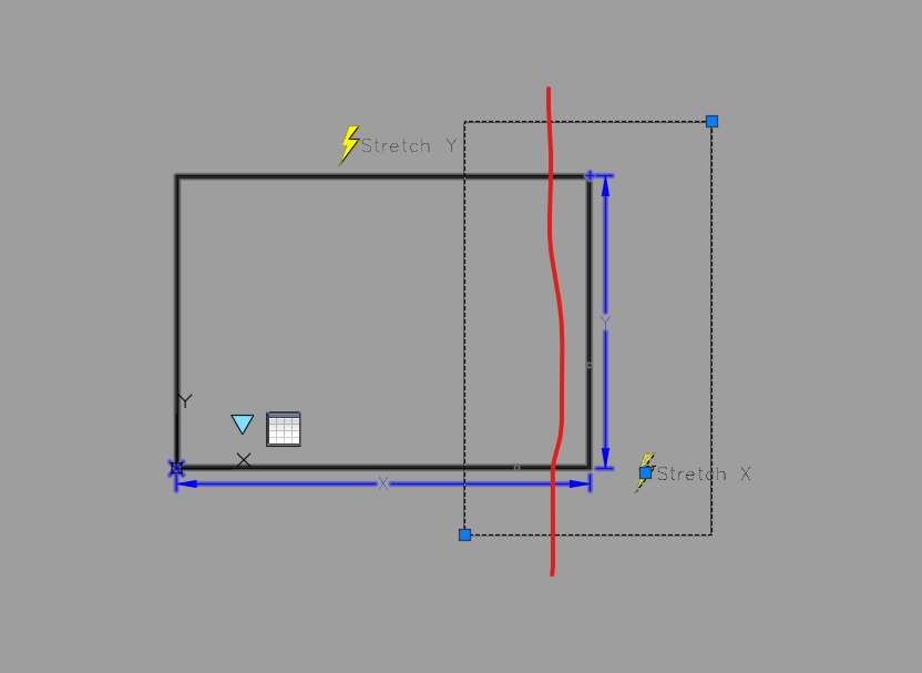 help: simple ISO frame with stretch and table values not working ...
