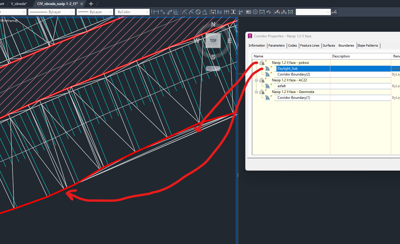 Boundaries not working with Corridor Surface - Autodesk Community