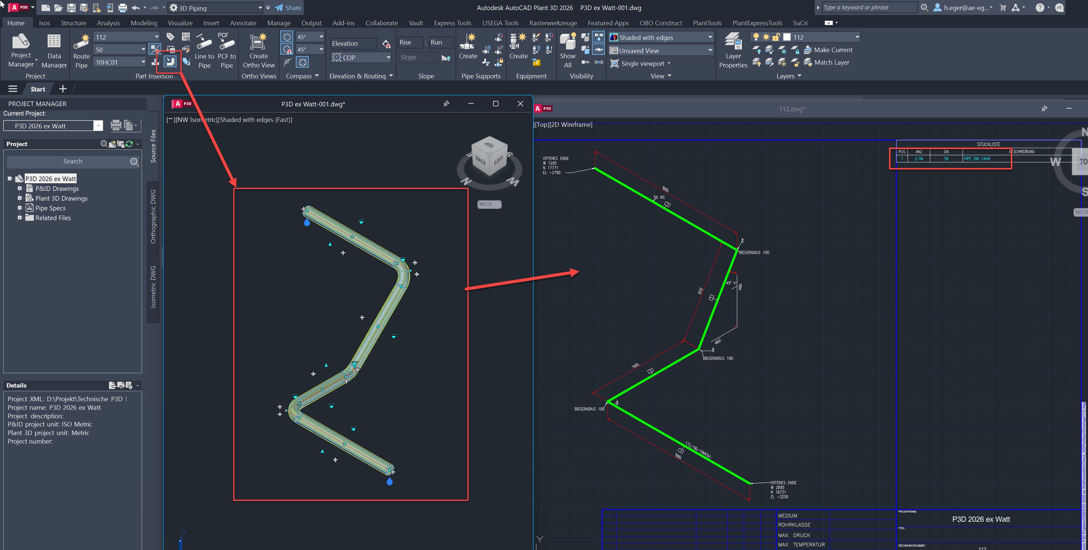 Solved: how to make pipe bend no shown in the BOM? - Autodesk Community