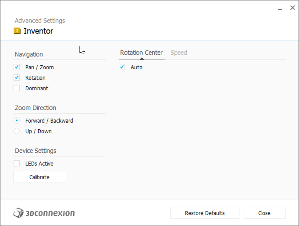 how to spacemouse lock horizon aka constrained orbit? - Autodesk Community