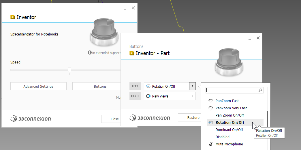 how to spacemouse horizontal lock? - Autodesk Community