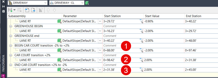 Solved: Corridor Transition tool Move Up/Down does it work? - Autodesk ...