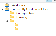 Inventor 2027 - Frequently Used Subfolders layout in Open Dialog Box ...