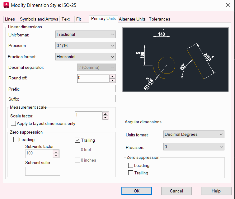 Drawing and dimension units display - Autodesk Community