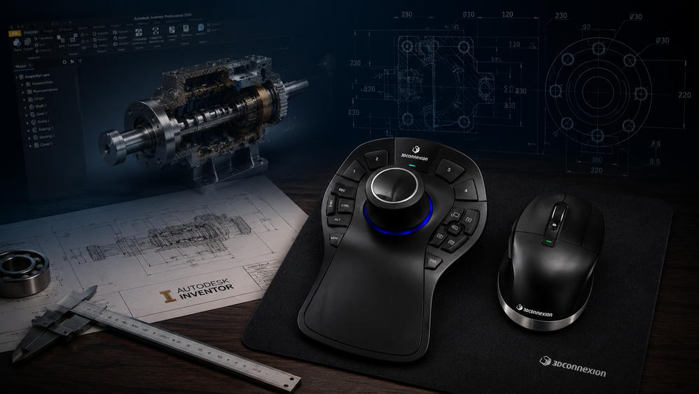 10 ans avec 3Dconnexion dans Autodesk Inventor : expérience personnelle