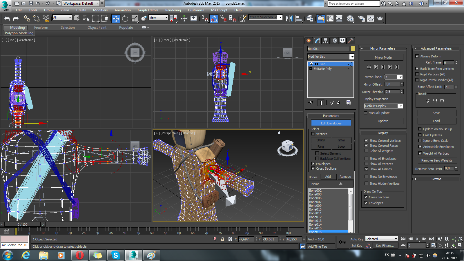 3ds max 2015 Skin not work after aplieng on model - Autodesk Community - 3ds  Max